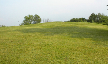 Our view of Alligator Mound as we arrived.