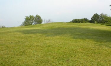 Our view of Alligator Mound as we arrived.