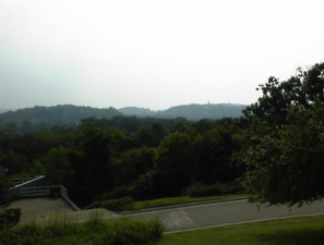 The view from the top of Alligator Mound was amazing.