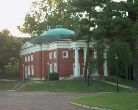 This nearby auditorium was once the amusement building for patients.