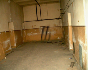 The back side of the room where the body of Margaret Schilling was discovered.