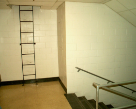 This stairwell is where people have reported hearing mysterious music of unknown origins.