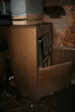 This appeared to be some sort of old furnace.