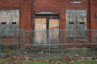 An old entrance on Lucas Street.