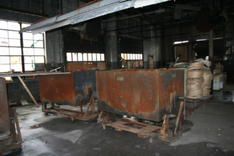 A couple of large storage bins.