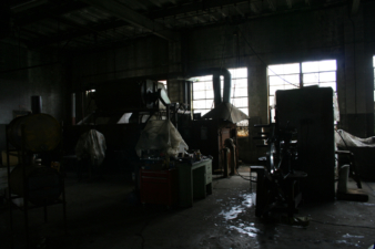 This equipment was still in use when we visited as the owner still fulfilled small orders.