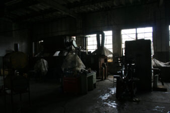 This equipment was still in use when we visited as the owner still fulfilled small orders.