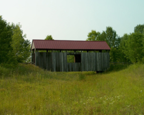 The Blackburn Bridge as seen from the access road.
