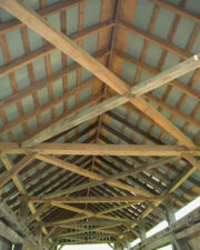 The ceiling of Blackburn Bridge.