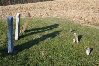 Our last look at Bowers Cemetery, a few tombstones and footstones.