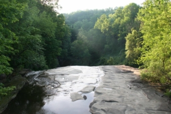 From the top of Brandywine Falls.