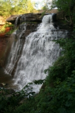 But here's a better view of Brandywine Falls.