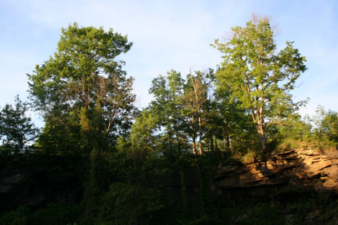 The other side of the gorge.