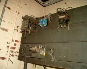 It contained some sort of electrical equipment.