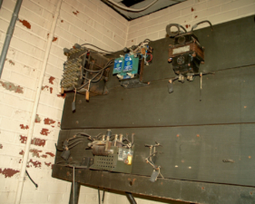 It contained some sort of electrical equipment.