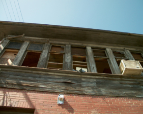 The watchmen could easily see any approaching trains from the second floor.