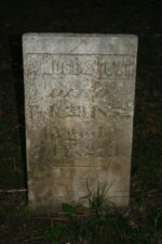 Amos Stout died on February 29, 1852, just days after his 24th birthday.