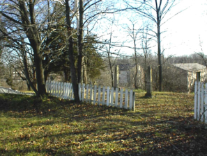 The entrance to Clime Cemetery.