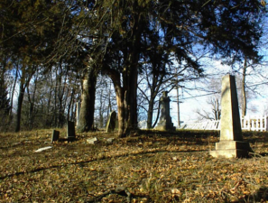 Another view taken from the corner of the cemetery.