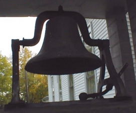 This was most likely the bell that once occupied the belfry.