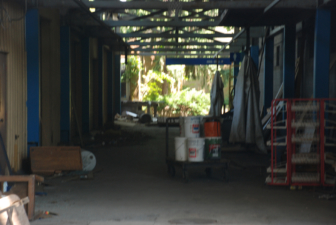 This area seemed like it was used for maintenance and recreation.