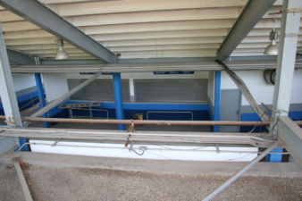 One of the concession areas as viewed from the ramp.