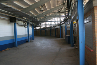 The main concourse of Cooper Stadium.