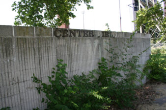 This wall represented center field.
