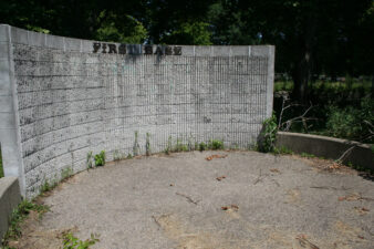 First base wall.