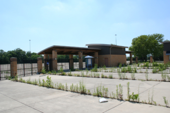 This newer pavilion was where many fans entered the stadium.