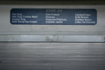 The sign for concession stand number four.