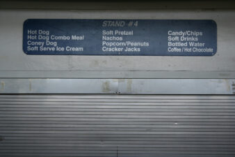 The sign for concession stand number four.
