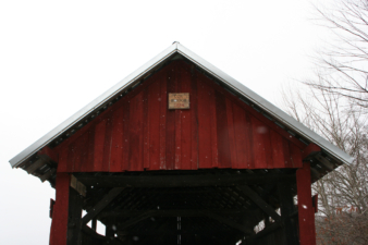 A plaque on the bridge stated it was built in 1884.