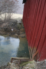 Brush Fork below the bridge.
