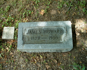 The tombstone of James Howard Snook in Green Lawn Cemetery.