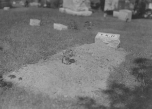Theora's grave is in her hometown of Johnson City, New York. This photo is circa 1929.