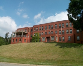 This was the original tuberculosis hospital. It almost looked abandoned.