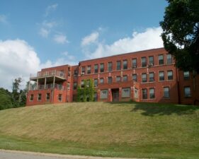 This was the original tuberculosis hospital. It almost looked abandoned.