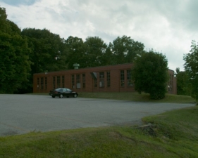 Another utility building at the top of the hill.