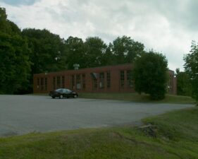 Another utility building at the top of the hill.