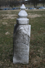 The tombstone of Wilhelm Reel, who died on March 15, 1894.