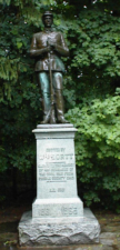 A memorial for Civil War veterans.