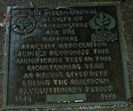 A memorial for Revolutionary War veterans.