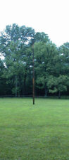 We were told this pole was part of the original fort.