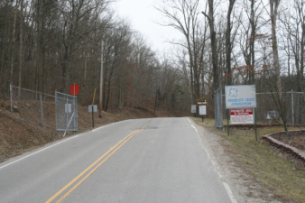 The main gates for the GE Peebles Test Operation.