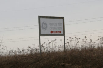 This sign at the end of Jaybird Road pointed toward the secretive facility.