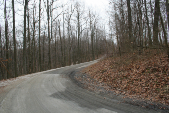 This road was the closest we could get to the facility without trespassing.