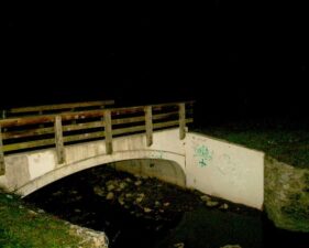 This was the first bridge we came to several feet downstream from the first photo.