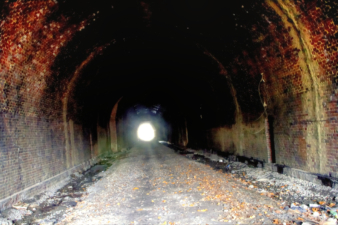 The light at the end of the tunnel.