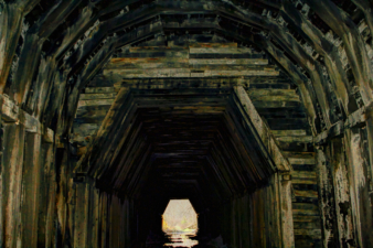 Another look at the transition wall.